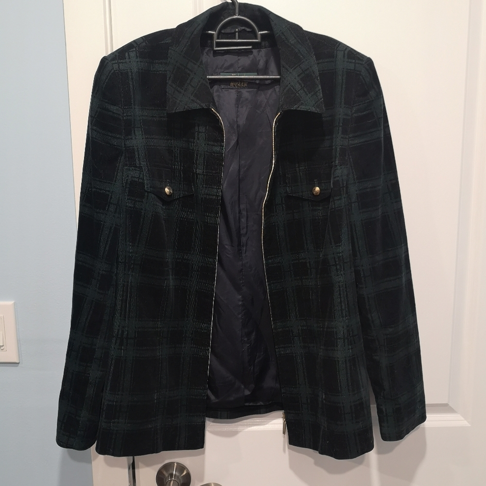 LAST CHANCE Vintage Plaid Courdory Jacket